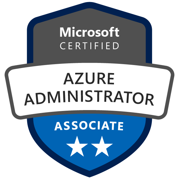Insignia de Microsoft Azure AZ-104
