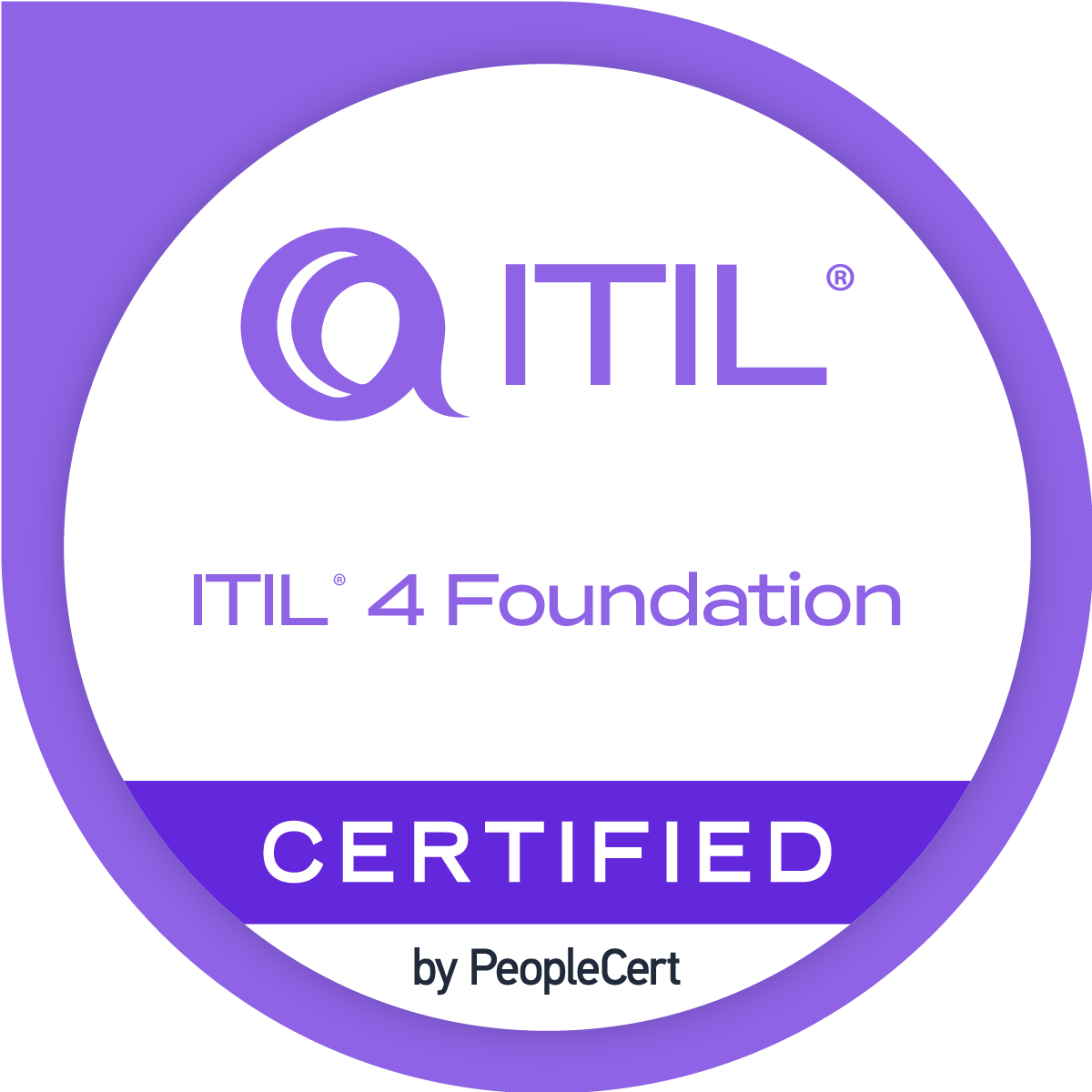 Insignia de ITIL 4 Foundation
